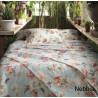 Copriletto leggero su tessuto jacquard in puro cotone Gabel "Peony"